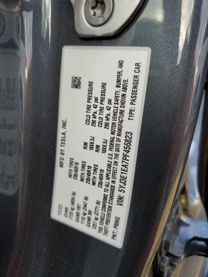 2023 TESLA MODEL 3