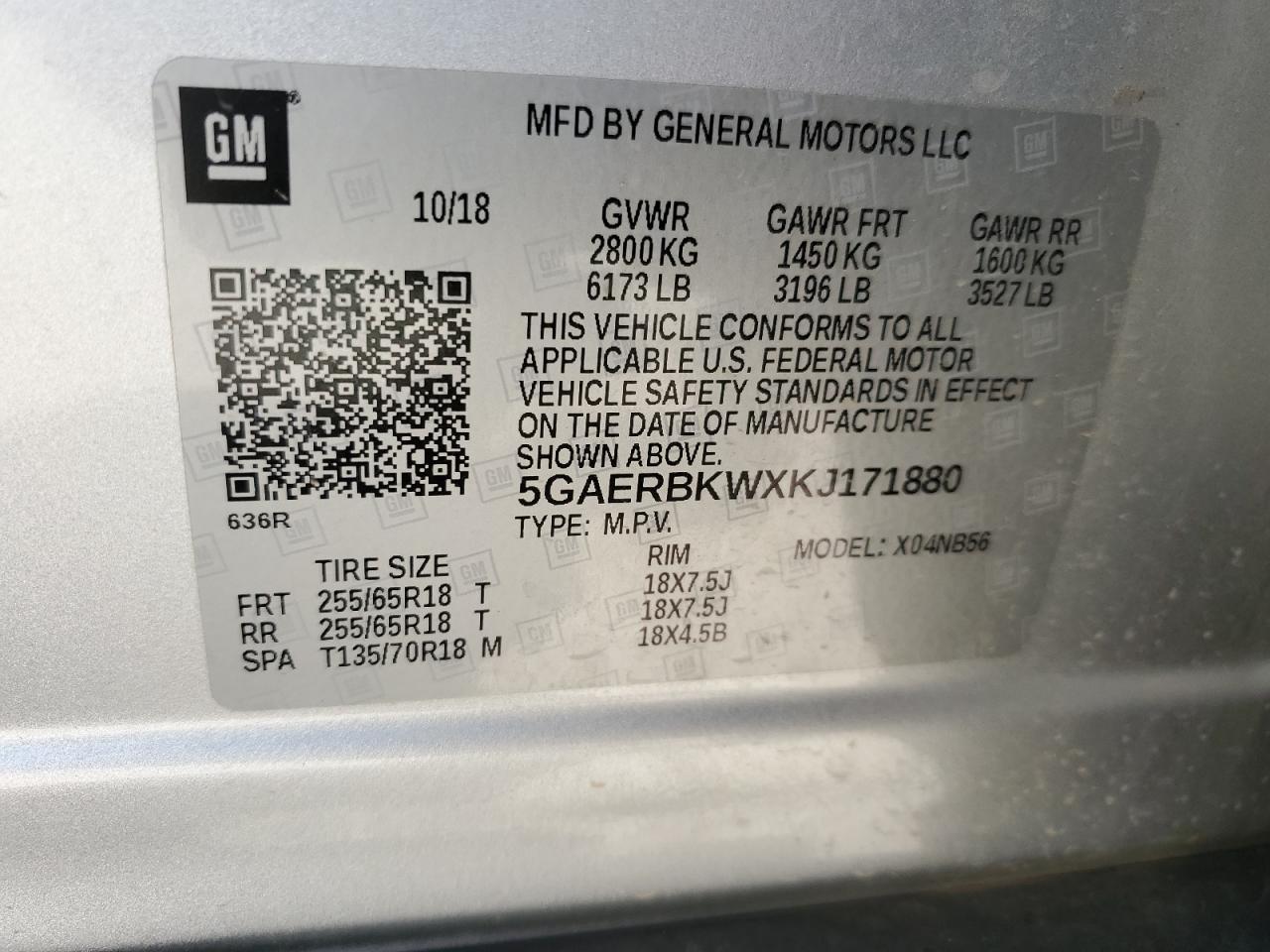 2019 BUICK ENCLAVE