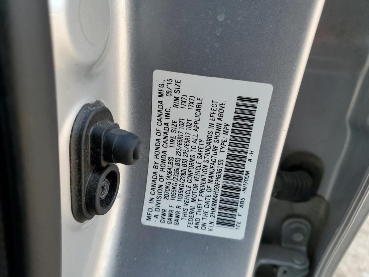 2015 HONDA CR-V