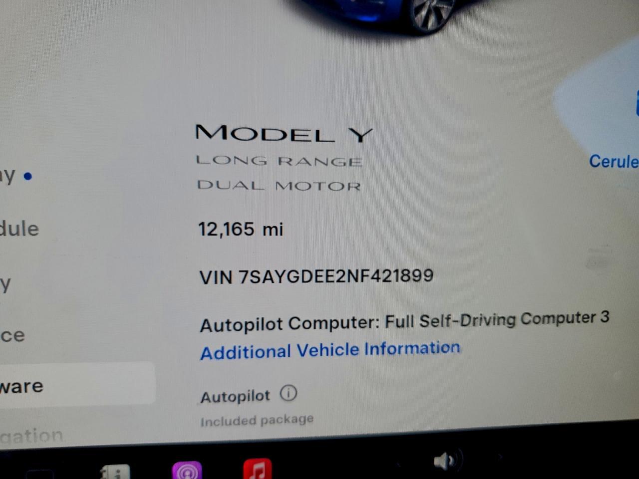 2022 TESLA MODEL Y