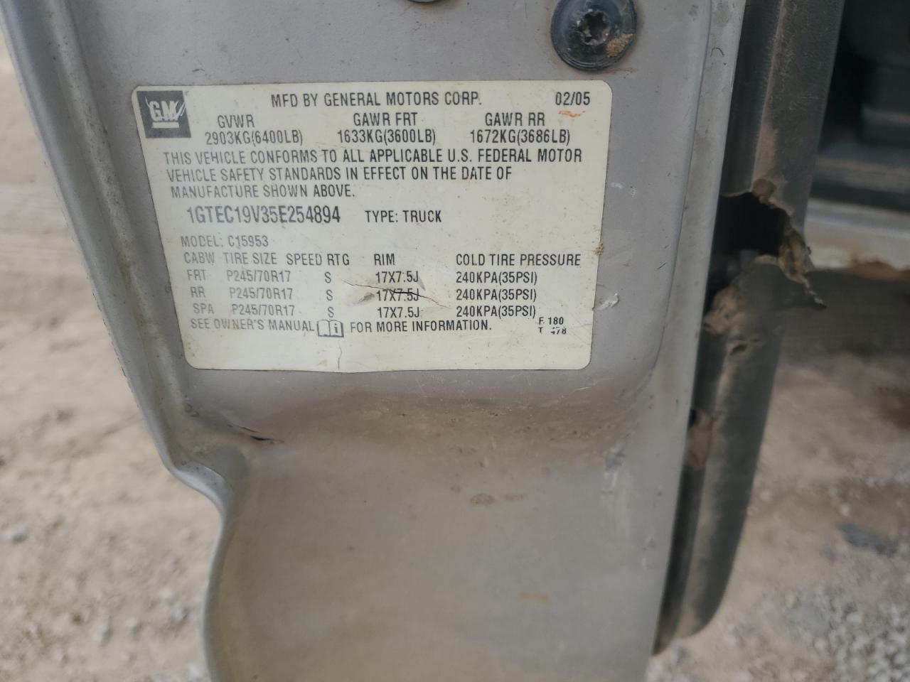 2005 GMC Sierra