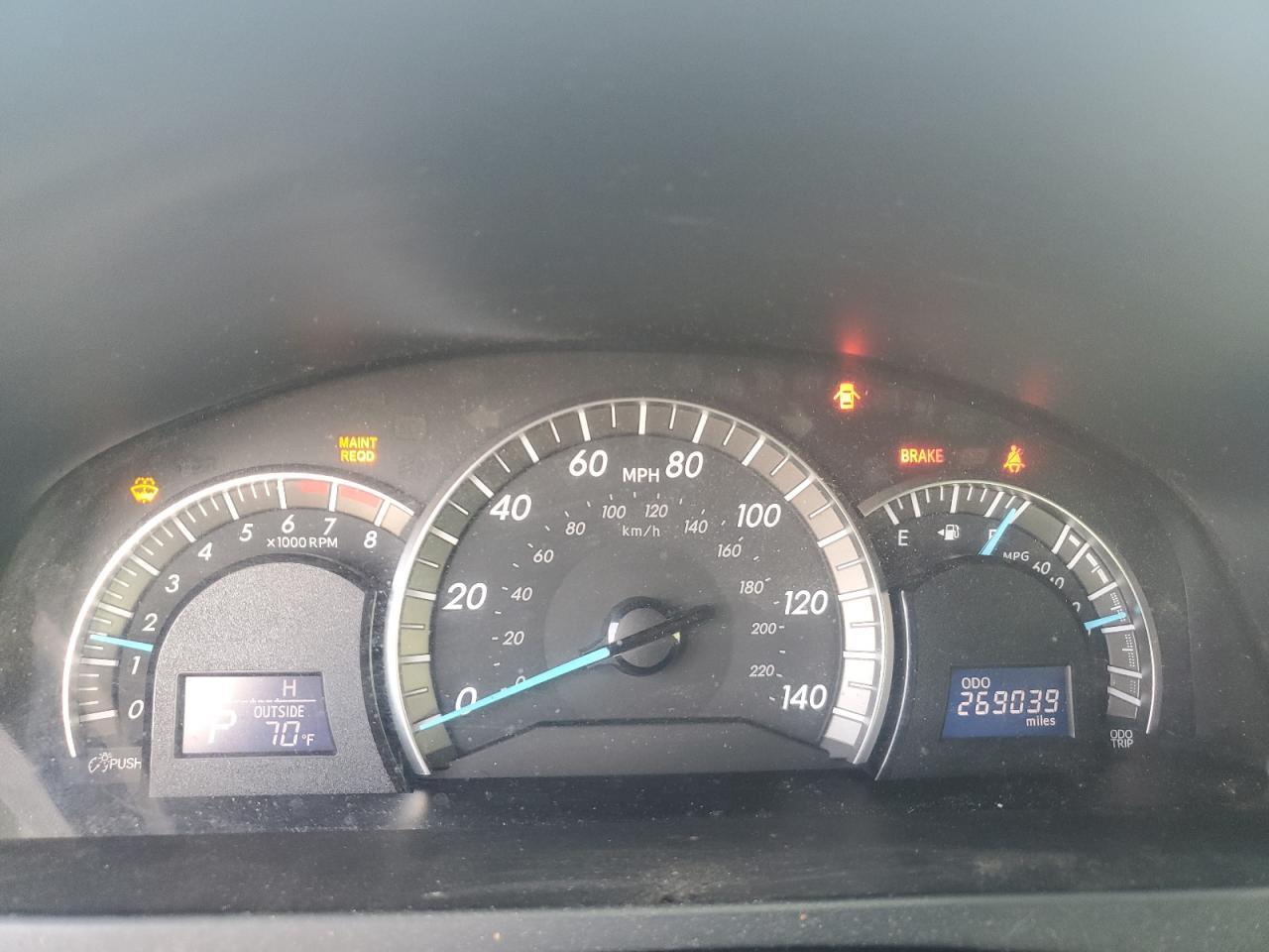 2013 TOYOTA CAMRY