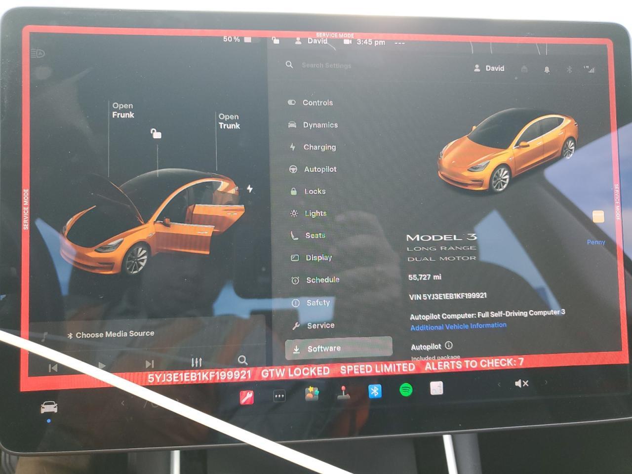 2019 TESLA MODEL 3