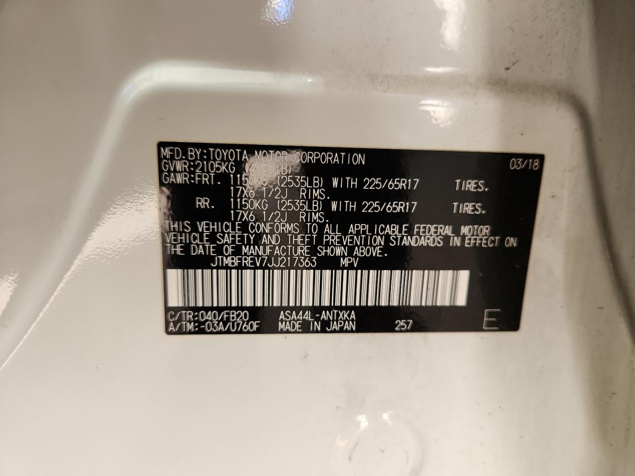 2018 TOYOTA RAV4