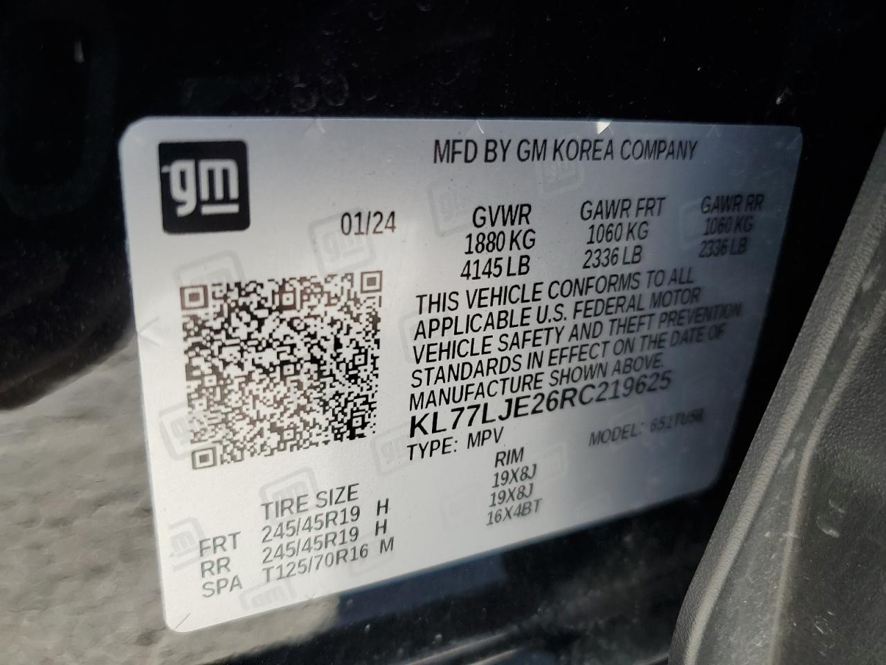 2024 CHEVROLET TRAX