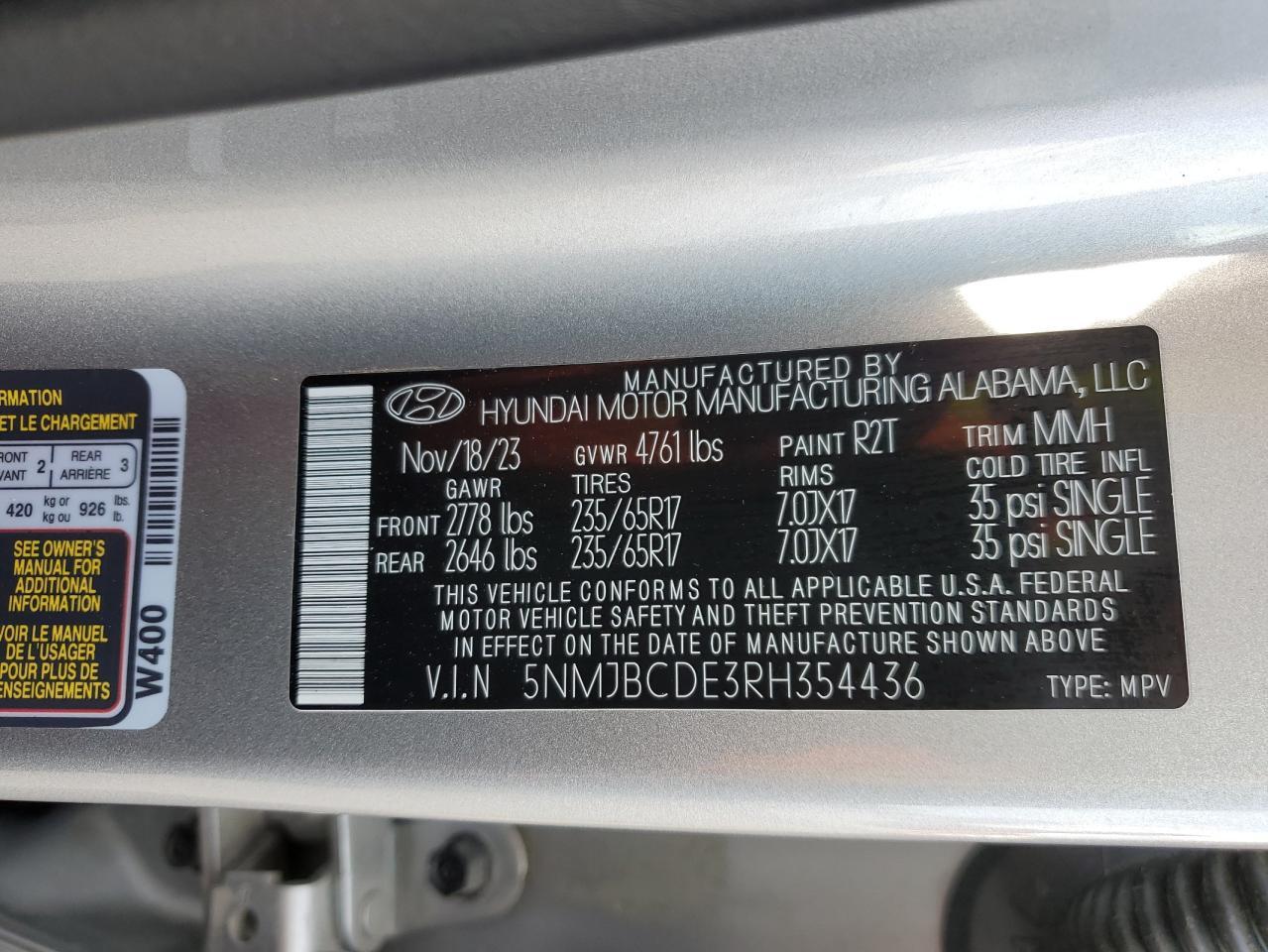 2024 HYUNDAI TUCSON