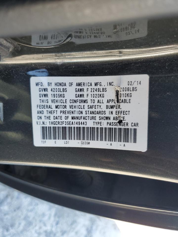 2014 HONDA ACCORD