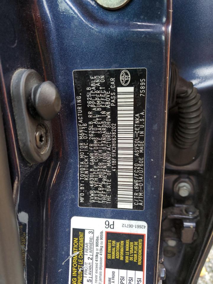 2017 TOYOTA CAMRY