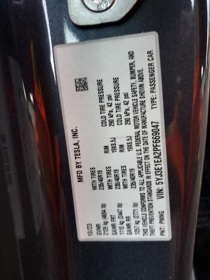 2023 TESLA MODEL 3