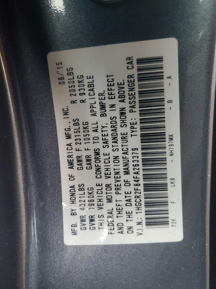 2015 HONDA ACCORD