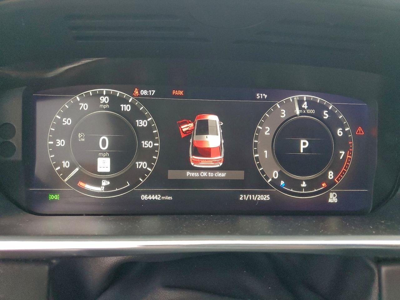 2021 LAND ROVER RANGE ROVER