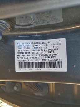 2013 HONDA ACCORD