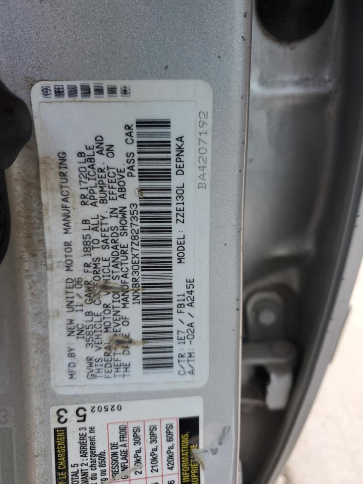 2007 TOYOTA COROLLA