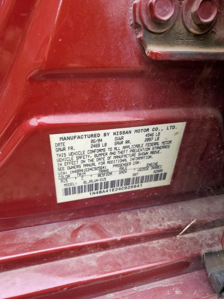 2004 NISSAN Maxima