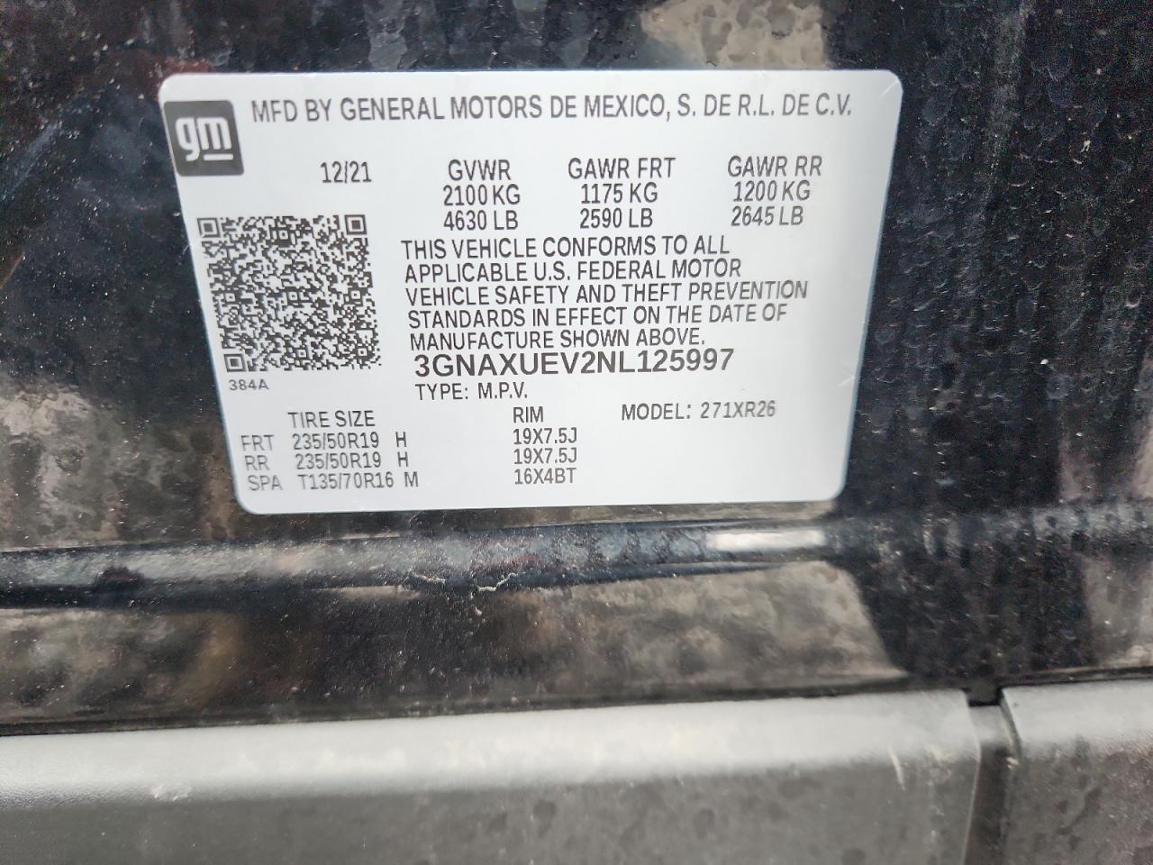 2022 CHEVROLET EQUINOX
