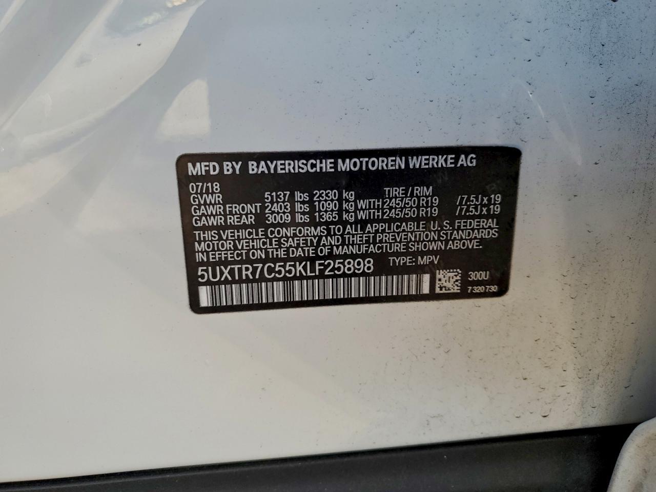 2019 BMW X3