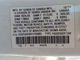 2015 HONDA CIVIC