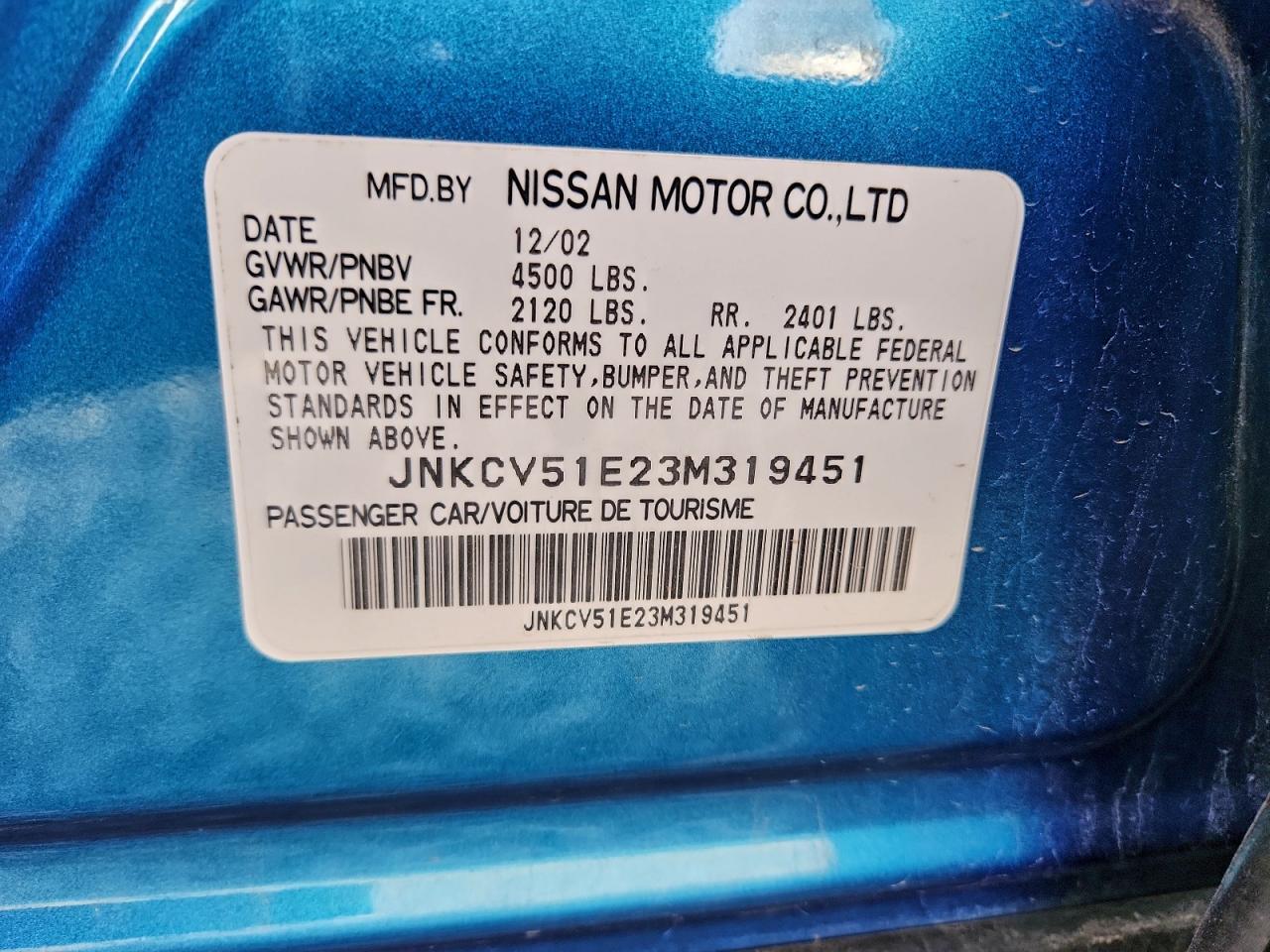 2003 INFINITI G35