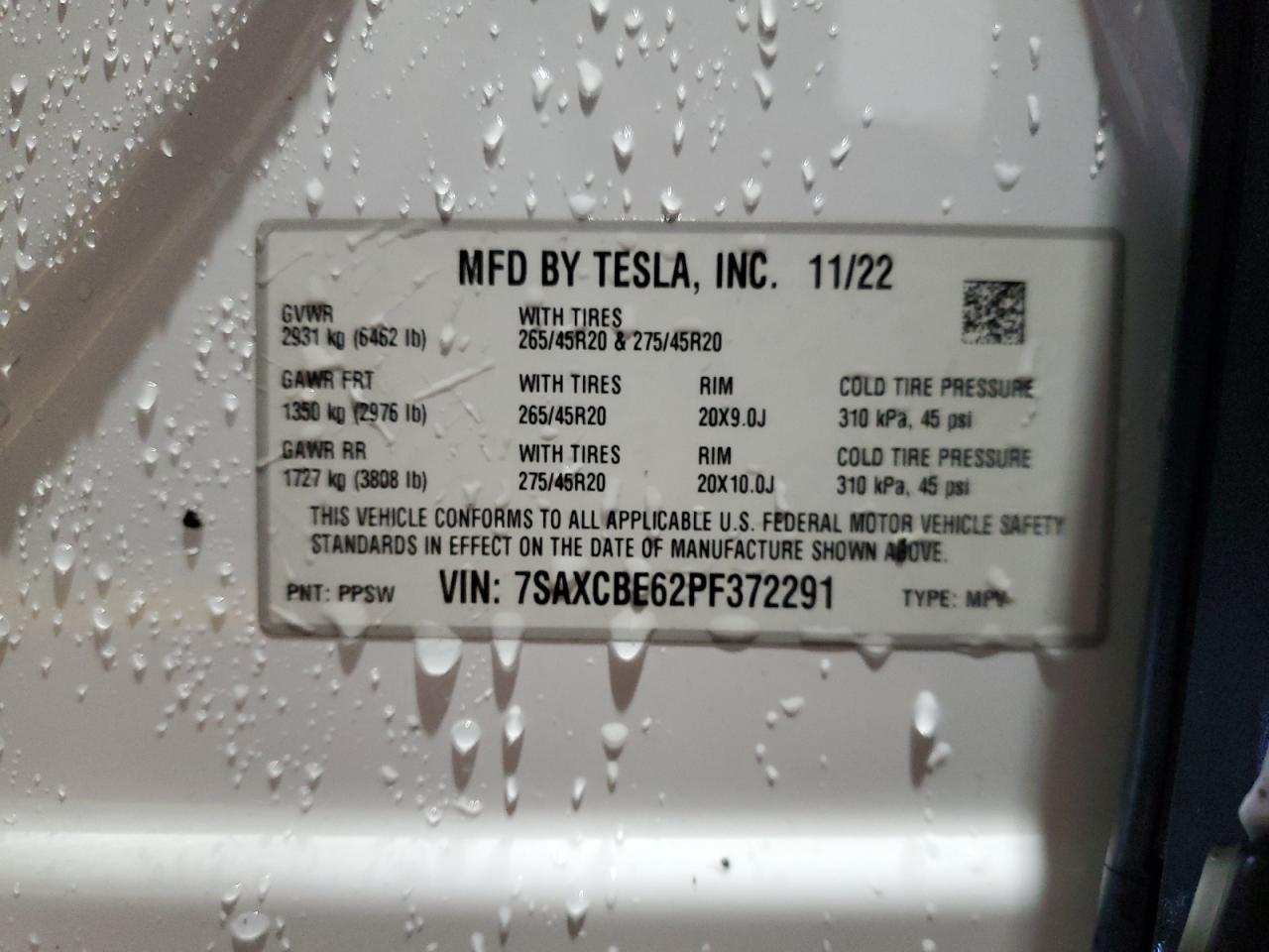 2023 TESLA MODEL X