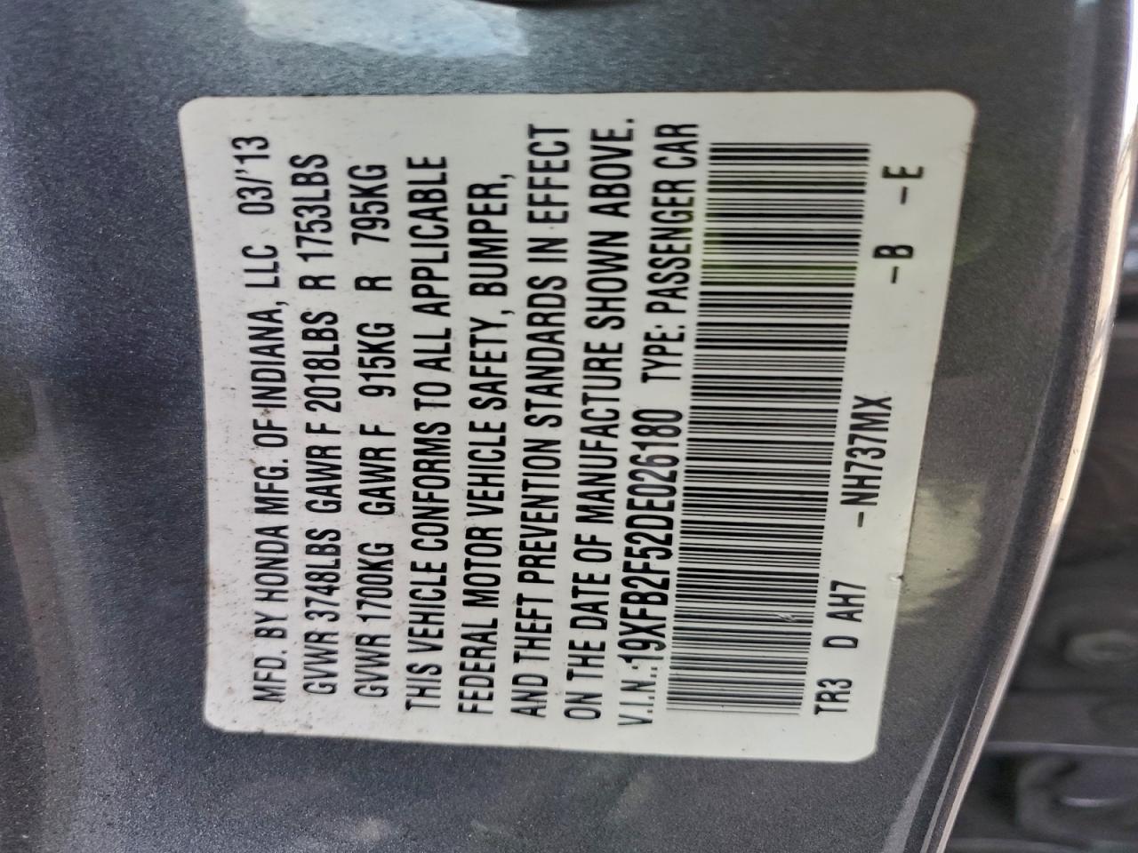 2013 HONDA CIVIC