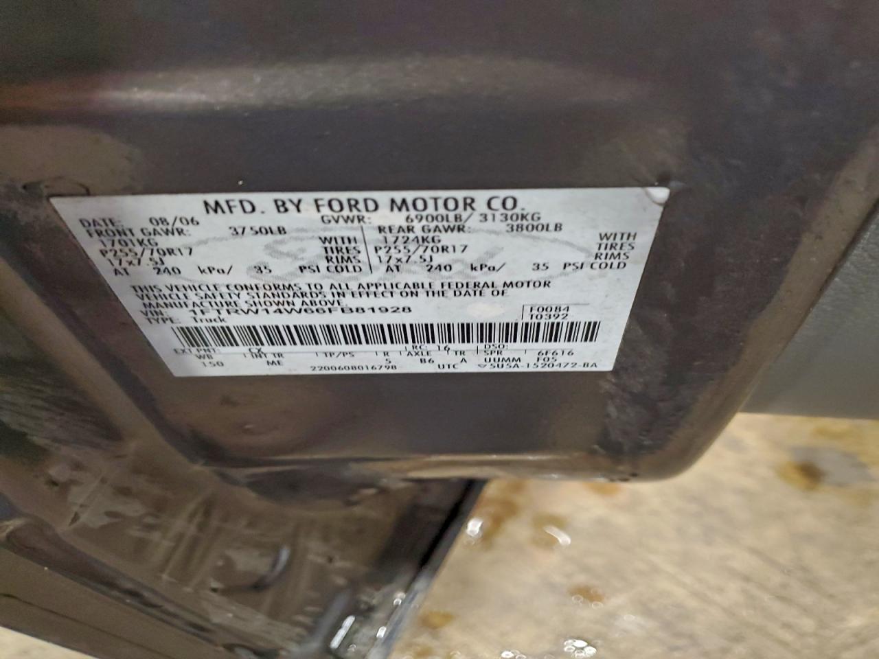 2006 FORD F-150