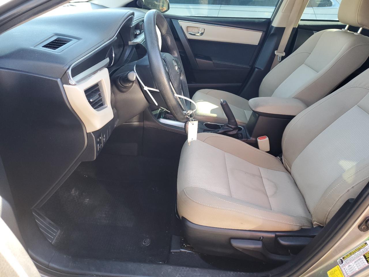 2016 TOYOTA COROLLA