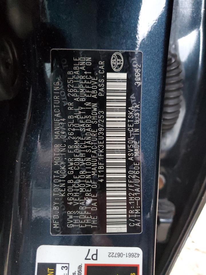 2014 TOYOTA CAMRY