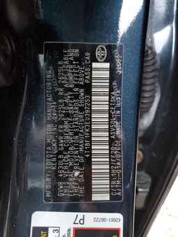 2014 TOYOTA CAMRY