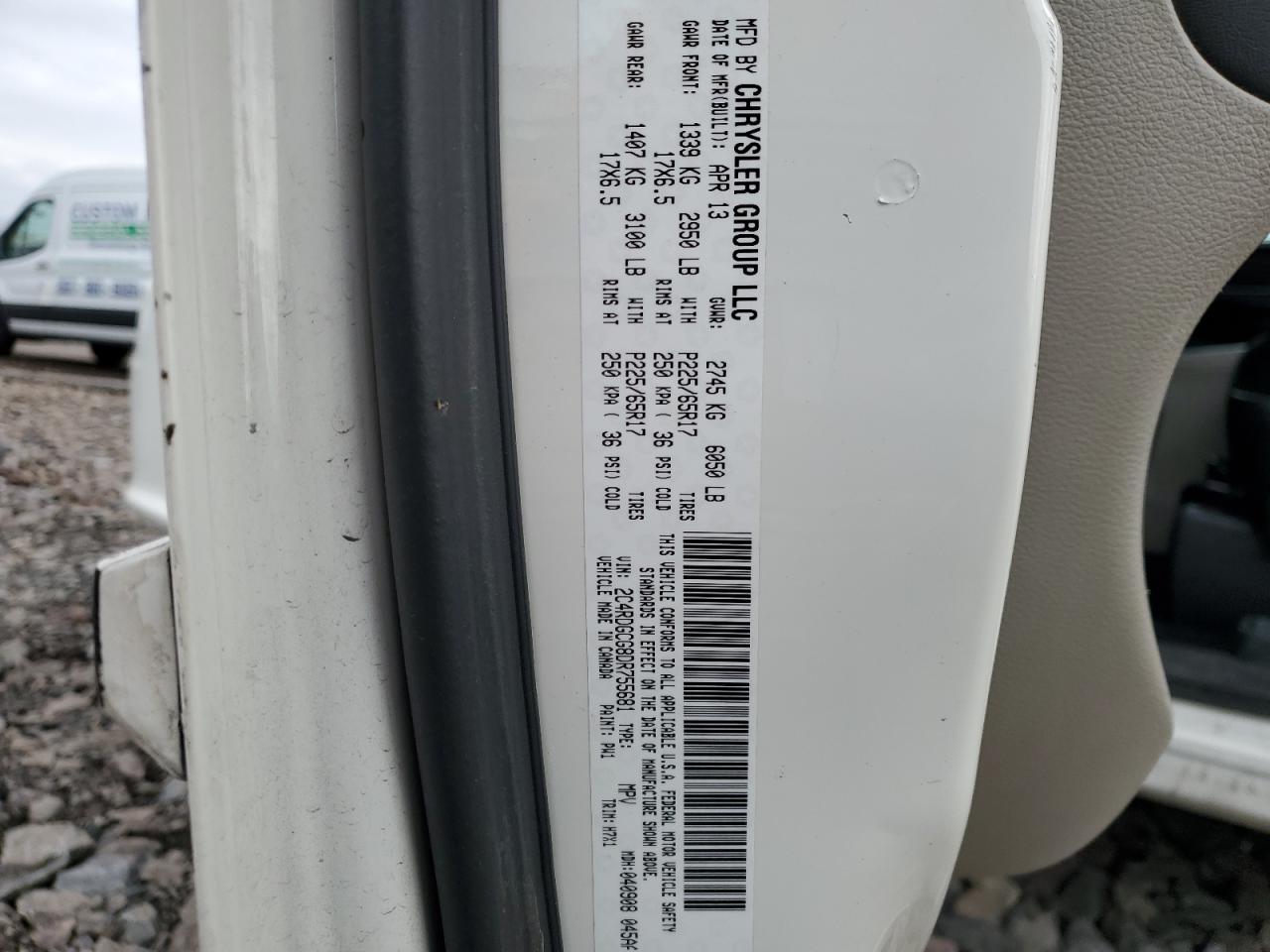 2013 DODGE GRAND CARAVAN