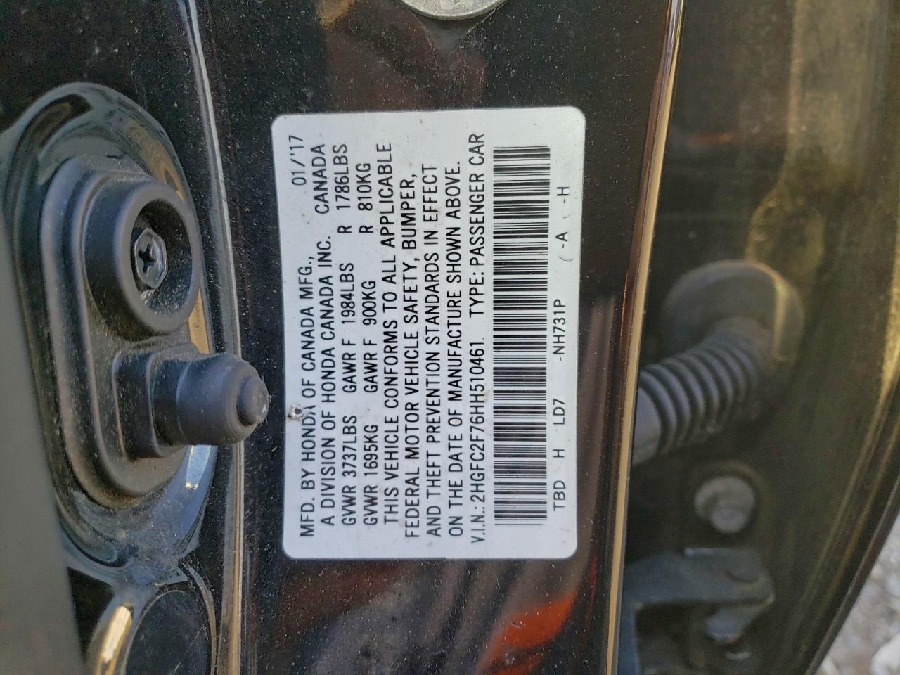2017 HONDA CIVIC