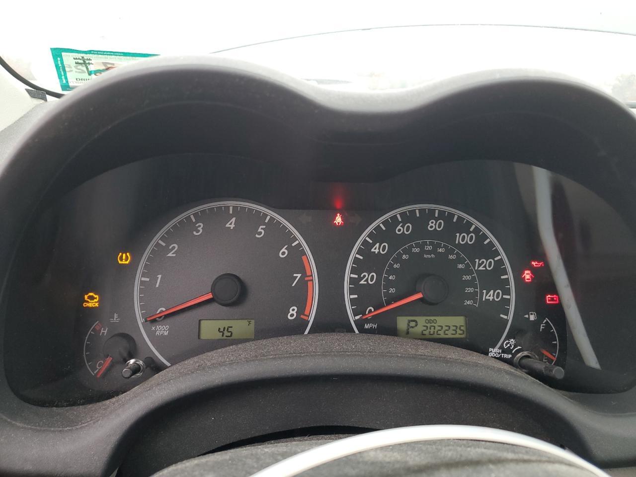 2012 TOYOTA COROLLA
