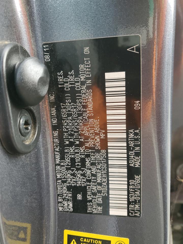 2012 TOYOTA HIGHLANDER