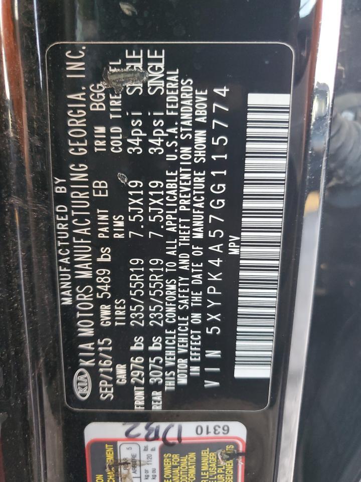 2016 KIA SORENTO