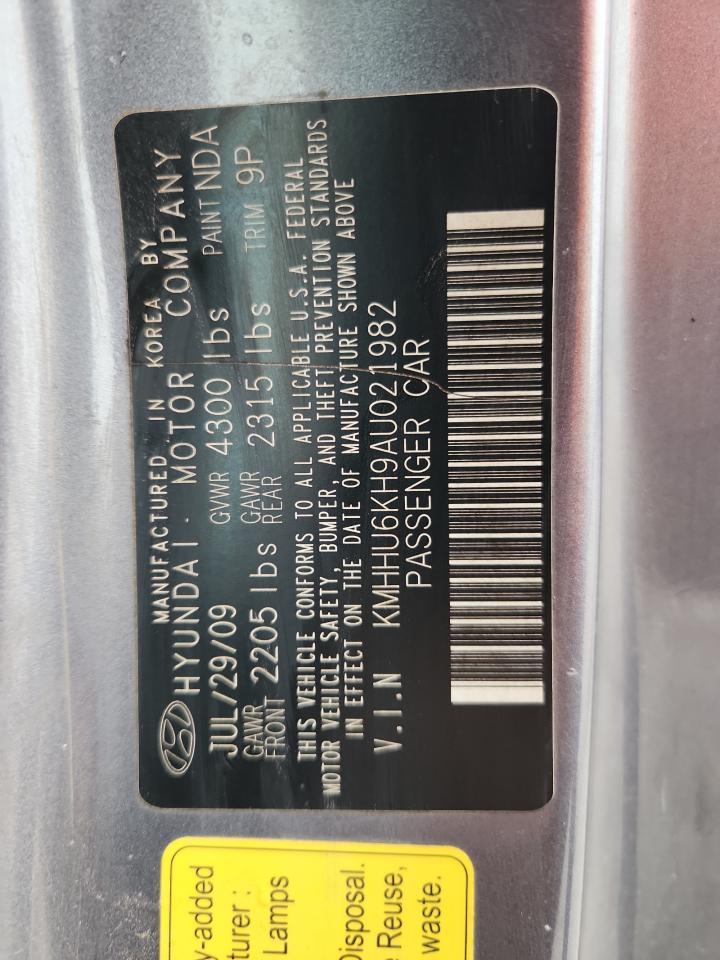 2010 HYUNDAI GENESIS