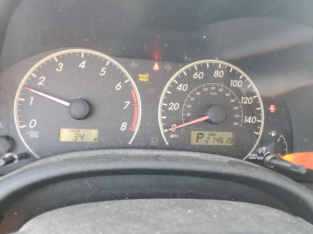 2011 TOYOTA COROLLA