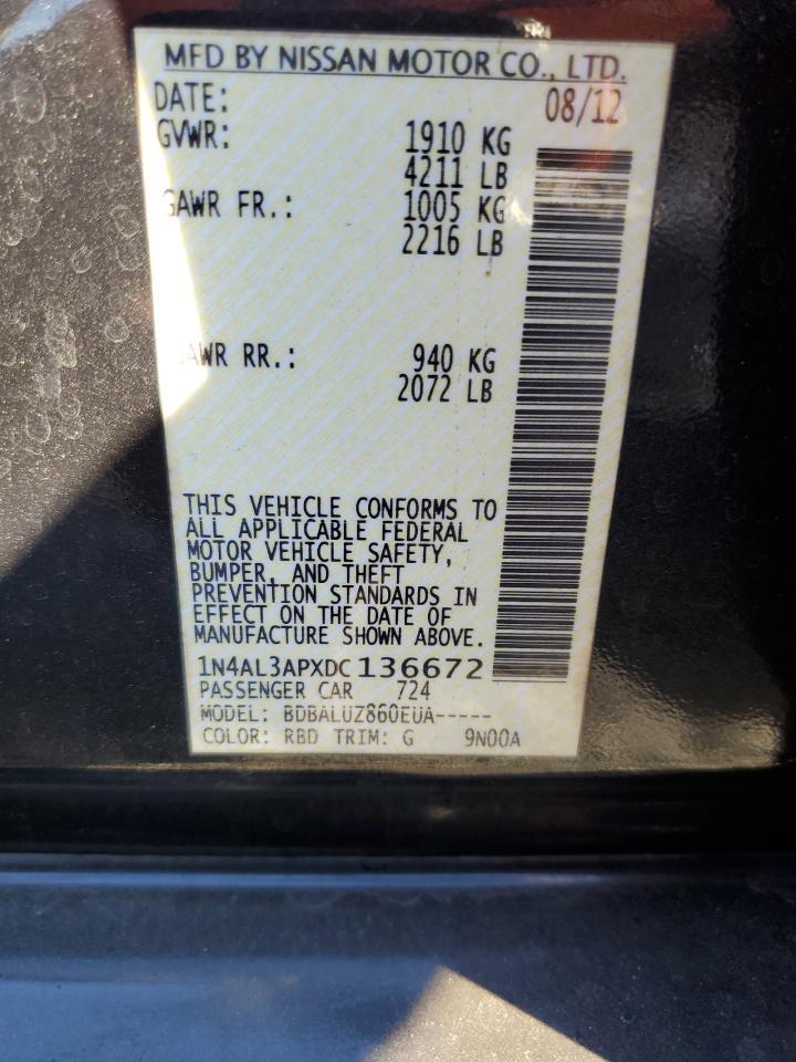2013 NISSAN ALTIMA