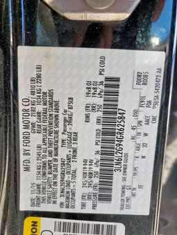 2016 LINCOLN MKZ