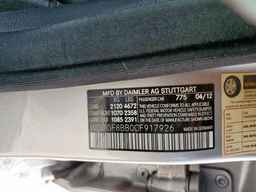 2012 MERCEDES-BENZ C-CLASS