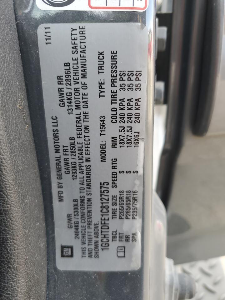 2012 CHEVROLET COLORADO