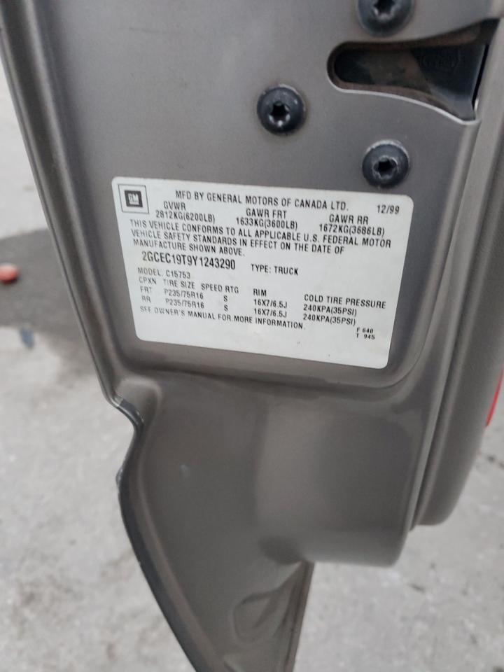 2000 CHEVROLET SILVERADO 1500