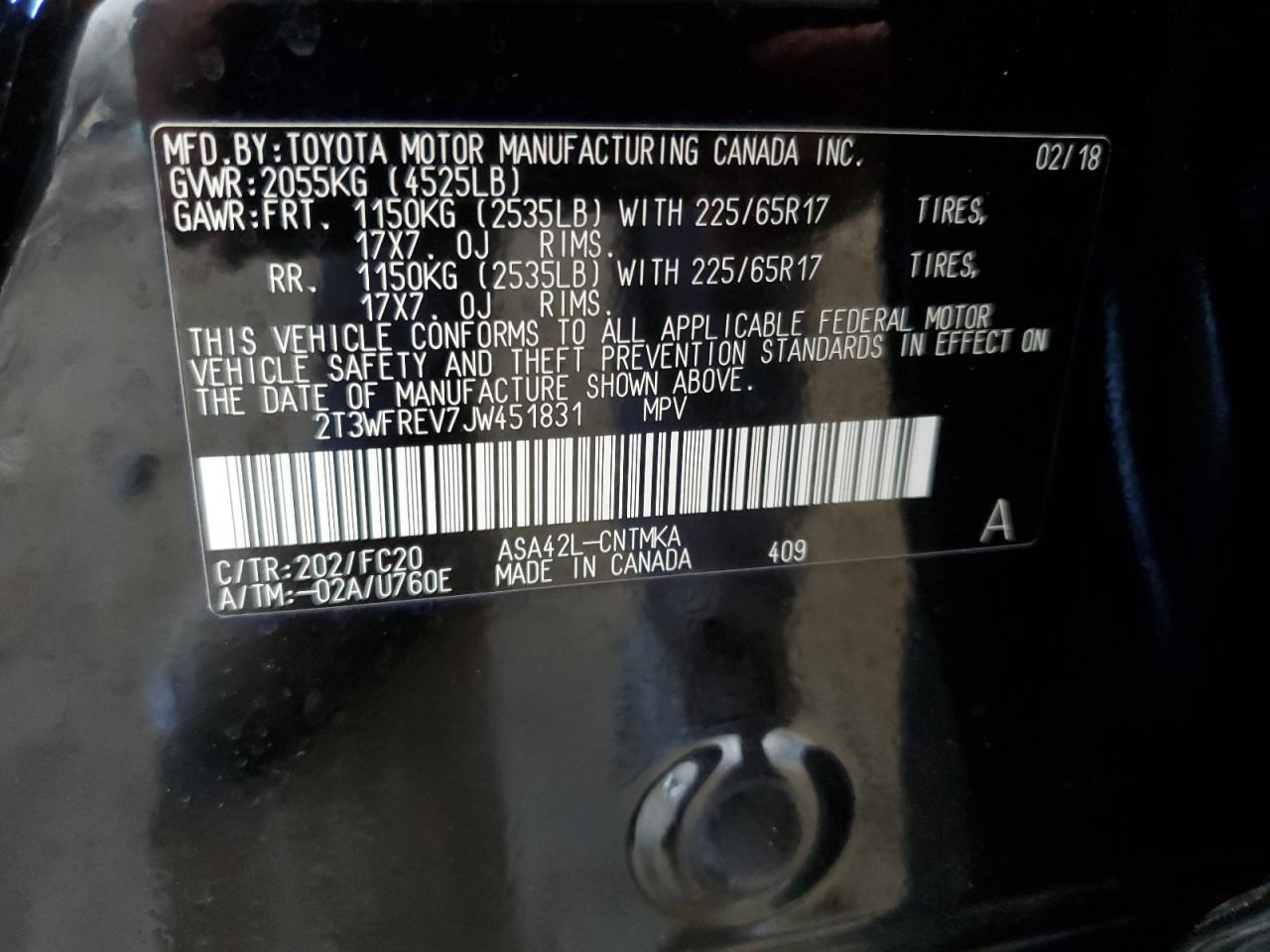 2018 TOYOTA RAV4