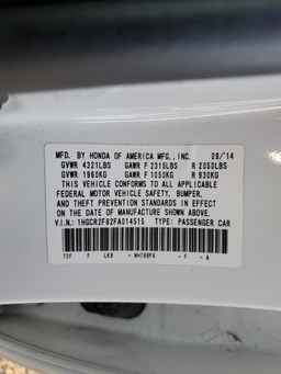 2015 HONDA ACCORD
