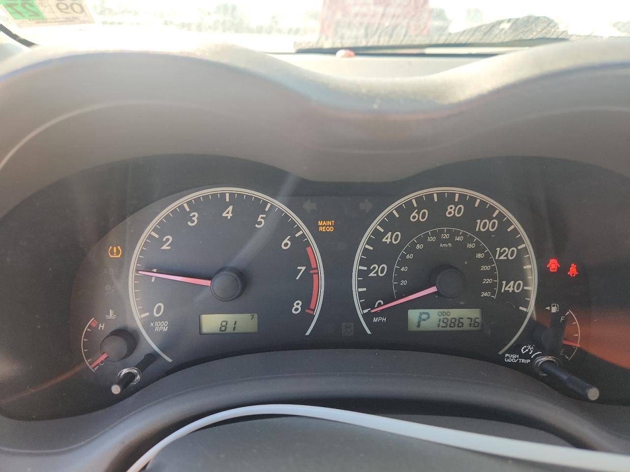 2009 TOYOTA COROLLA