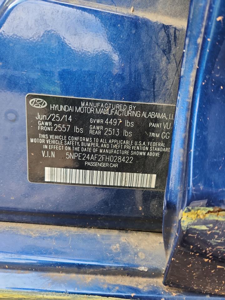 2015 HYUNDAI SONATA