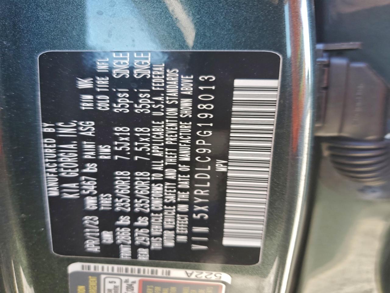 2023 KIA SORENTO
