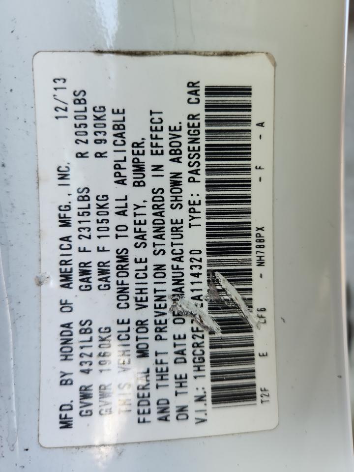 2014 HONDA ACCORD