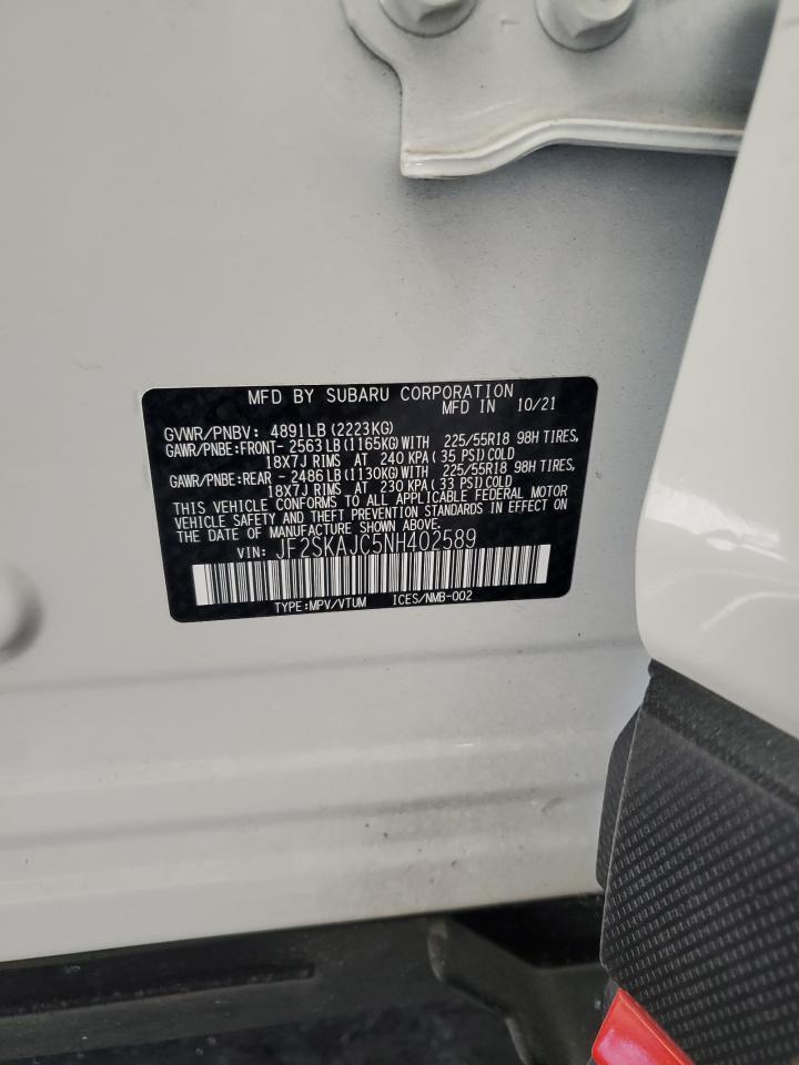 2022 SUBARU FORESTER
