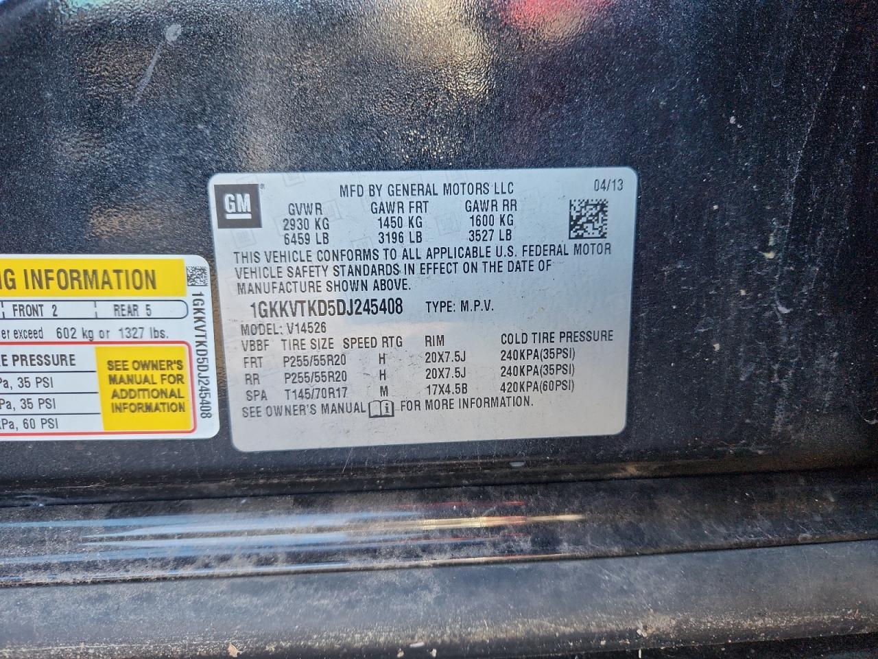 2013 GMC ACADIA
