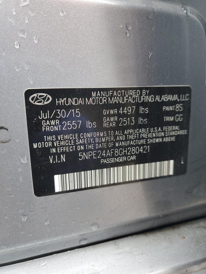 2016 HYUNDAI SONATA