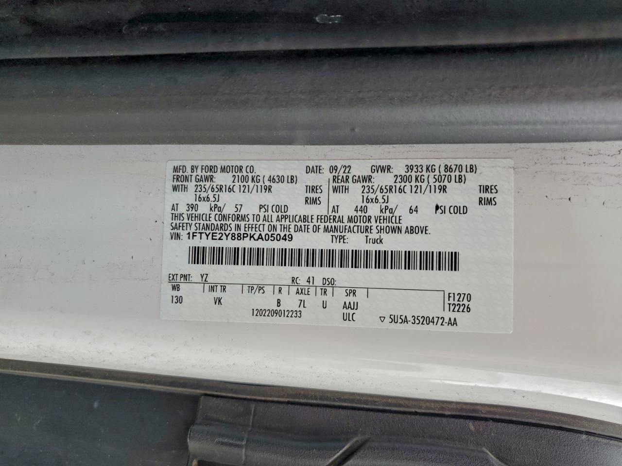 2023 FORD Transit